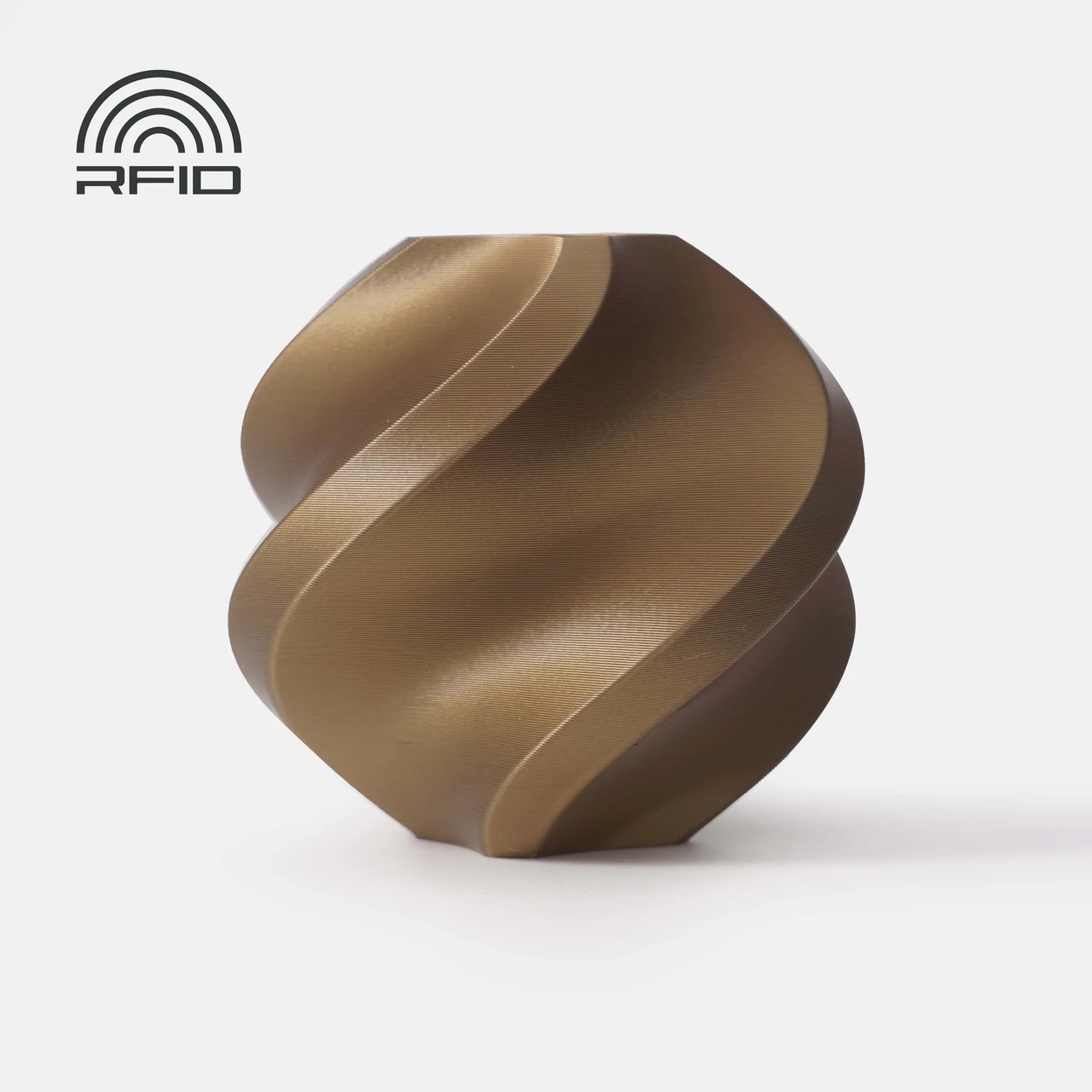 Пластик Bambu Lab PLA Basic Bronze (10801), без котушки