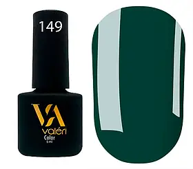 Гель-лак для нігтів Valeri №149,темно-зелений 6 мл