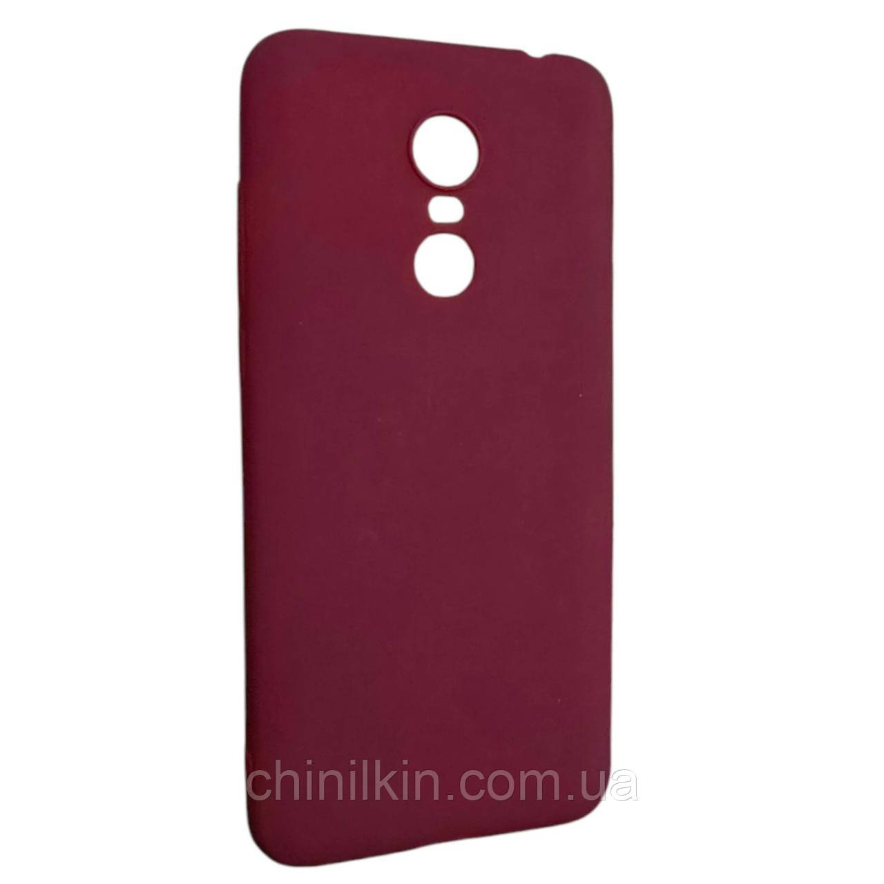 Чохол Candy для Xiaomi Redmi 5 Plus- бордовий, фото 1