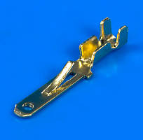 Клемма ножова (тато), під кабель, гніздо 2,8 мм, без ізоляції