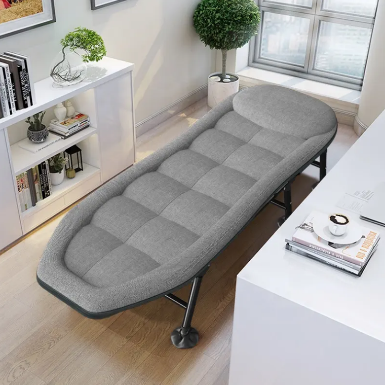 Розкладне ліжко (розкладачка) LEOBRO сіре (FB-S15)