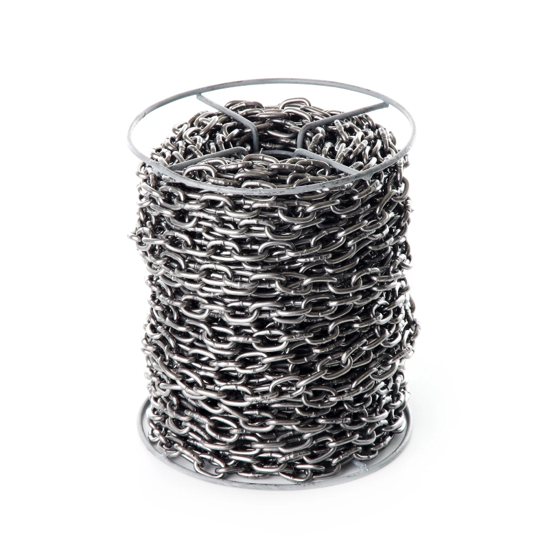 CH-SL4B Ланцюг коротколанковий 4 мм DIN 5685А без покриття 70 м (APRO)