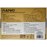 Promo Ціна! Кишеня зовнішня Maiwo 2.5" SATA HDD/SSD to USB3.1 GEN2 Type-C (45768) - тільки на ZaGrosh.com.ua, фото 10