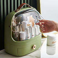 Переносний б'юті бокс Elegance Kit для зберігання косметики та прикрас. Настільний косметичний органайзер, набір із 5 кейсів, фото 5