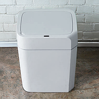 Розумне відро для сміття 16 л зі смарт-датчиком наближення. Смарт бак для сміття з сенсорним автоматичним відкриттям кришки