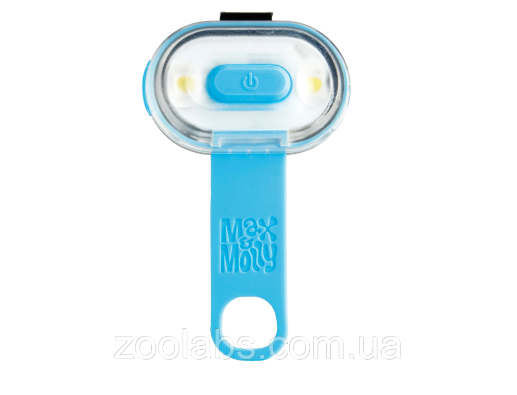 Ліхтарик для собак на нашийник світодіодний Max @ Molly Matrix Ultra Led Blue