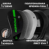 Лапи боксерські PowerPlay 3044 Pro Carbon Ultra Series Чорно-Зеленіі PU [пара], фото 8
