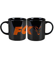 Кухоль керамічний Fox Black and Orange Logo Ceramic Mug, 350 мл