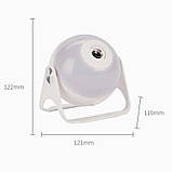 Проектор зоряного неба Galaxy Star + 7 змінних картриджів, з USB / Акумуляторний нічник зоряне небо, фото 9