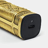 Професійний тример для стрижки волосся + 3 насадки, VGR V-097, Золотий / Чоловіча машинка для стрижки, фото 5