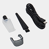 Професійний тример для стрижки волосся + 3 насадки, VGR V-097, Золотий / Чоловіча машинка для стрижки, фото 8