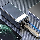Повербанк з ліхтариком 30000мAч, KP-79 / Power bank / Зовнішній акумулятор / УМБ / Павер банк, фото 5