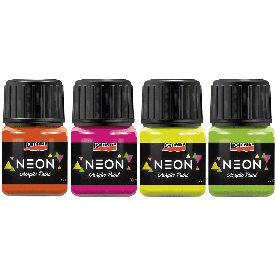 Фарба акрилова Neon, Оранжева, 30 мл, Pentart