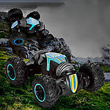 Трюкова машинка на пульті (20×16×9см), від USB, STUND 8818-88B / Машинка-перевертень / Радіокерована машинка, фото 2