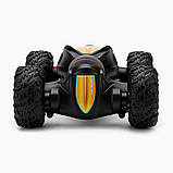 Трюкова машинка на пульті (20×16×9см), від USB, STUND 8818-88B / Машинка-перевертень / Радіокерована машинка, фото 5