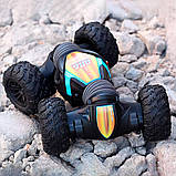 Трюкова машинка на пульті (20×16×9см), від USB, STUND 8818-88B / Машинка-перевертень / Радіокерована машинка, фото 9