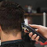 Акумуляторна машинка для стрижки + 4 насадки, з USB, XO CF20 / Тример для стрижки волосся / Тример чоловічий, фото 2