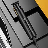 Акумуляторна машинка для стрижки + 4 насадки, з USB, XO CF20 / Тример для стрижки волосся / Тример чоловічий, фото 5