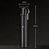 Акумуляторна машинка для стрижки + 4 насадки, з USB, XO CF20 / Тример для стрижки волосся / Тример чоловічий, фото 9