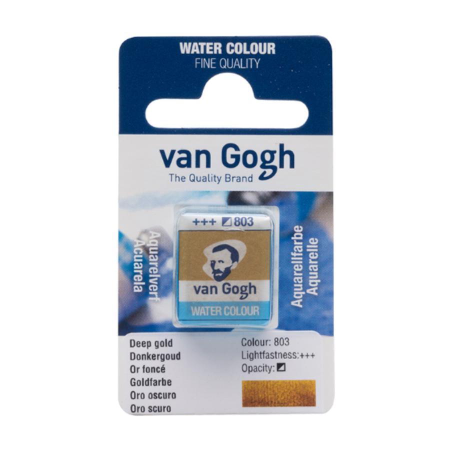 Фарба акварельна Van Gogh (803), Темно- золото, кювета, Royal Talens