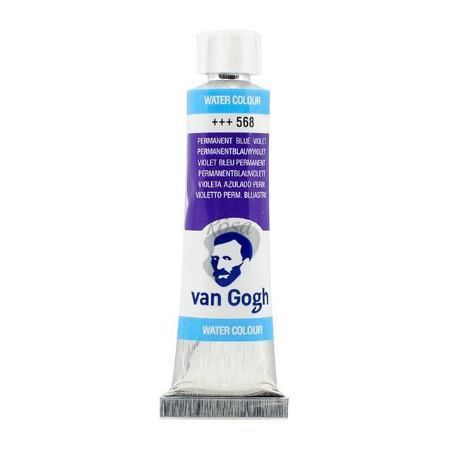 Фарба акварельна Van Gogh (568), Перм. синьо-фіолетовий, туба 10 мл, Royal Talens