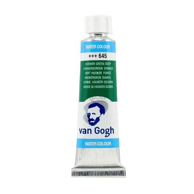 Фарба акварельна Van Gogh (645) Хукера зелена темна туба 10 мл Royal Talens