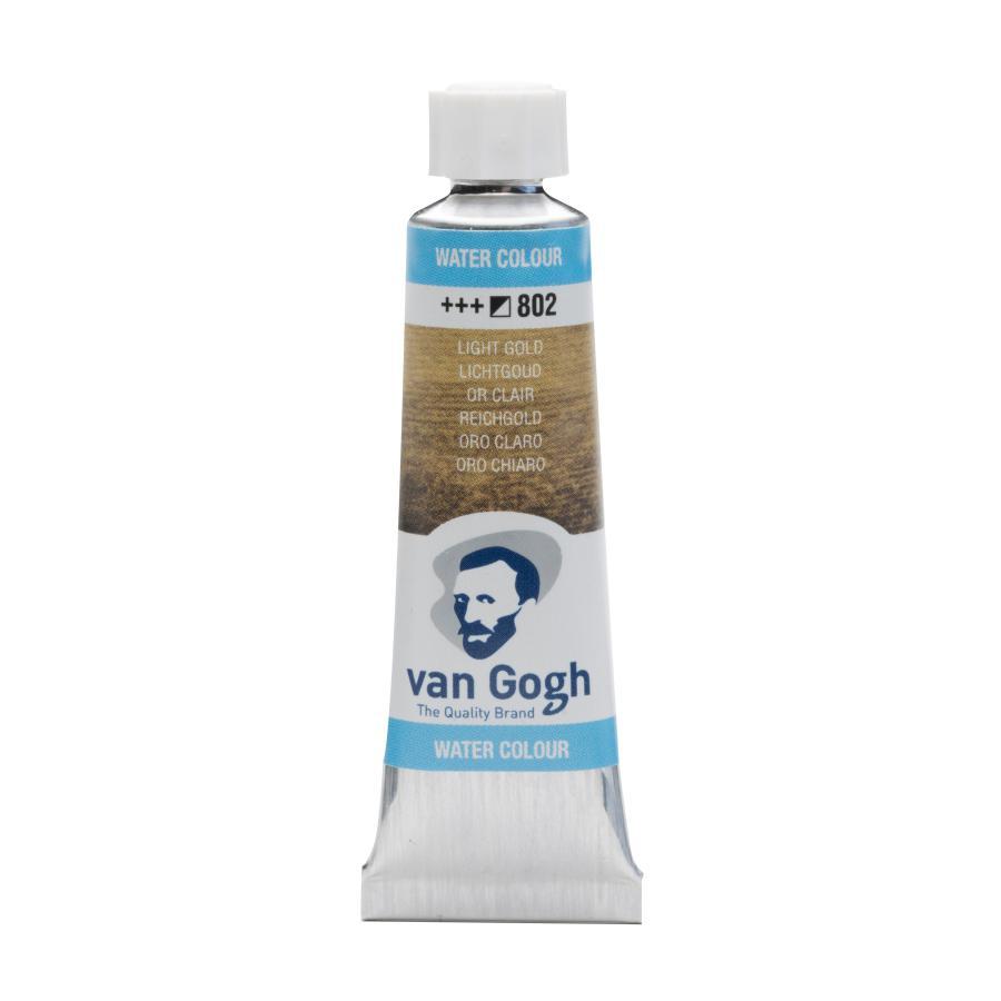 Фарба акварельна Van Gogh (802) Світле золото туба 10 мл Royal Talens