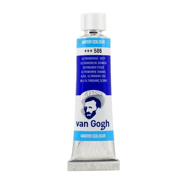 Фарба акварельна Van Gogh (506), Ультрамарин темний, туба 10 мл, Royal Talens