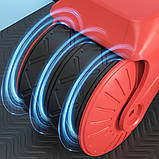 Ролик для преса з дисплеєм, від USB, Червоний / Тренажер для преса / Колесо для преса / Тренажер для живота, фото 8