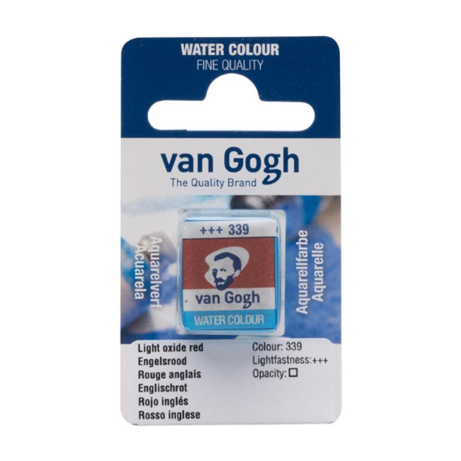 Фарба акварельна Van Gogh (339),  Англійська червона, кювета, Royal Talens