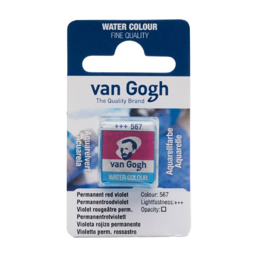 Фарба акварельна Van Gogh (567), Перм. червоно-фіолетовий, кювета, Royal Talens
