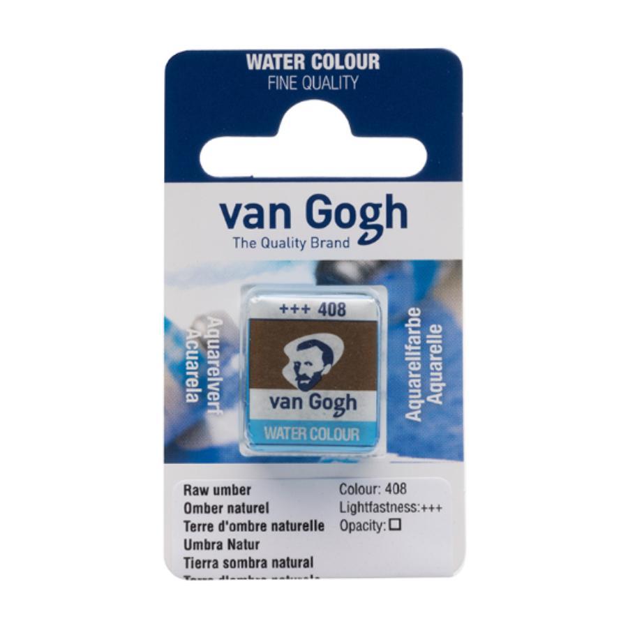 Фарба акварельна Van Gogh (408), Умбра натуральна, кювета, Royal Talens