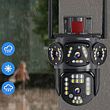 Вулична WIFI камера відеоспостереження з датчиком руху 4MP, 3L-V30 / Вайфай камера / Поворотна камера, фото 6