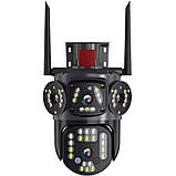 Вулична WIFI камера відеоспостереження з датчиком руху 4MP, 3L-V30 / Вайфай камера / Поворотна камера, фото 4