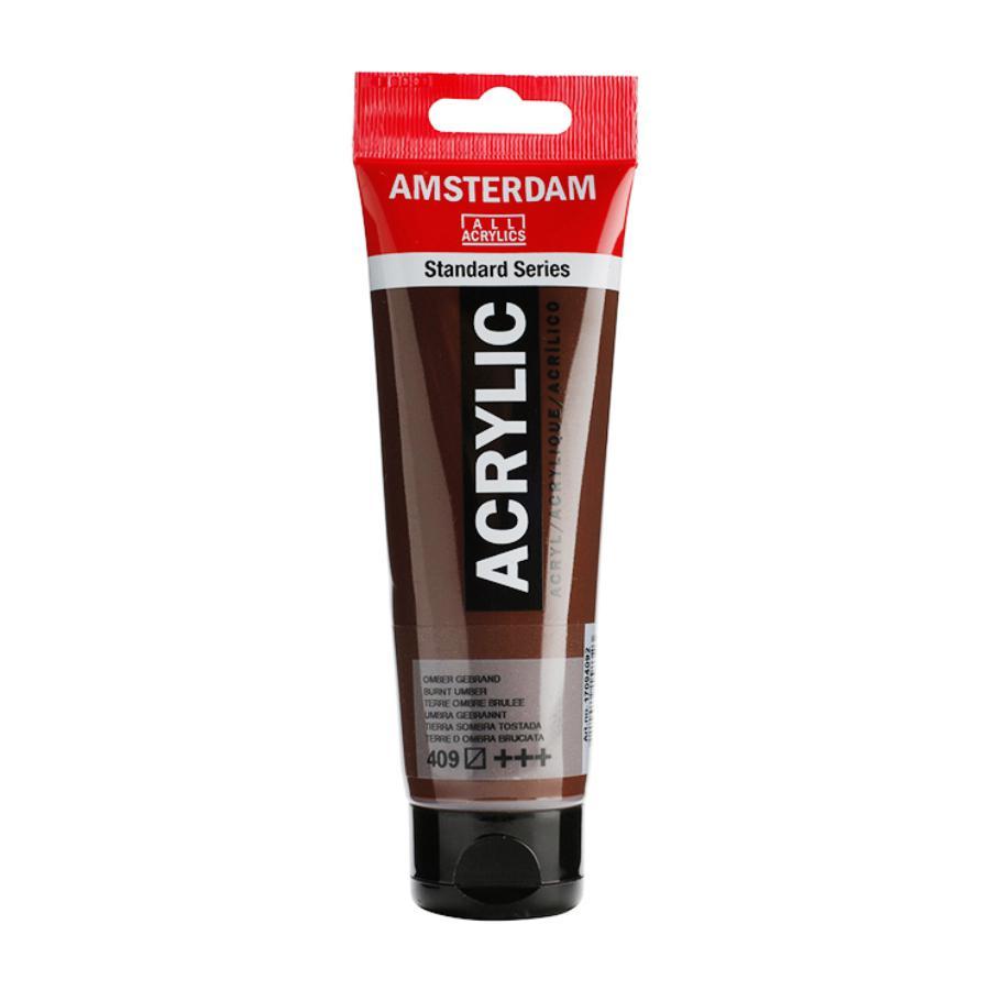 Фарба акрилова AMSTERDAM, (409) Умбра палена, 120 мл, Royal Talens
