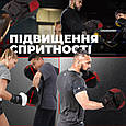 Лапи боксерські PowerPlay 3044 Pro Carbon Ultra Series Чорно-Червоні PU [пара], фото 11