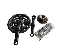 Зірочки для велосипеда передня задня 7 зірок і ланцюжків (комплект) ORG