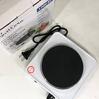 Електронні кухонні плити побутові настільні Suntera SP-1920 белая, Електрична плитка одноконфорочна XG-31