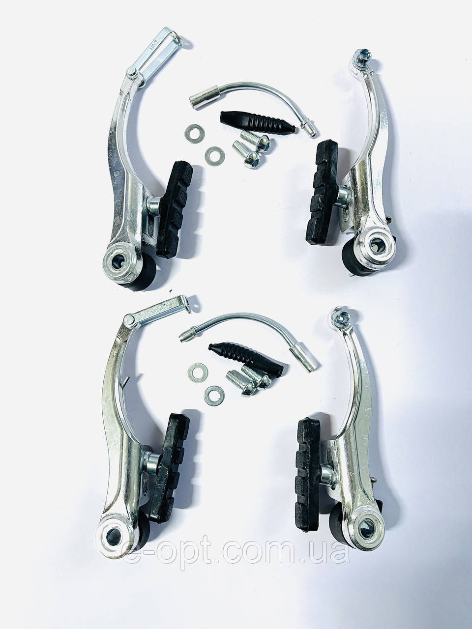 Комплект ободових гальм V-Brake без ручок. Обідні гальма для велосипеда.