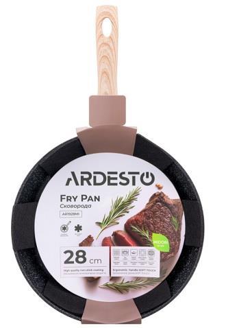 Сковорода глибока Ardesto Midori, 28см, алюміній, чорний, AR1928MI