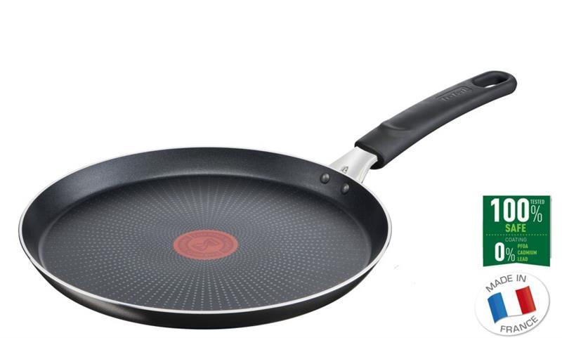 Сковорода для млинців Tefal XL Intense, 25см, алюміній, чорний, C3841053