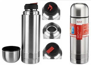 Термос Tefal Senator, 0.7л, нержавіюча сталь, K3063314