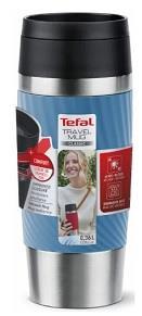 Термочашка Tefal Travel Mug Classic Twist, 360мл, нержавіюча сталь, блакитний, N2024510