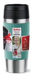Термочашка Tefal Travel Mug Classic Twist, 360мл, нержавіюча сталь, зелений, N2024310