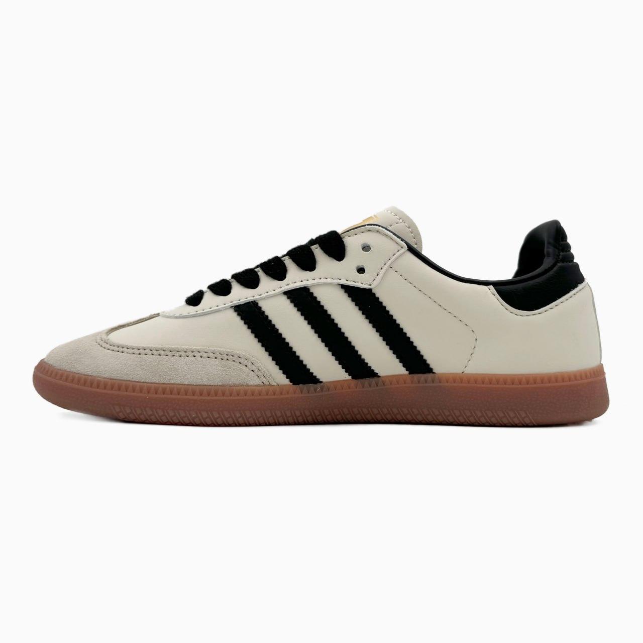 Кросівки чоловічі білі Adidas Wmns Samba OG 'Cream White Sand Strata' (16438), фото 1