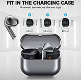 Пінні амбушури Samsung Galaxy Buds 3 Pro Buds3 Pro SM-R630 розмір M середні чорні з ефектом пам'яті, фото 4