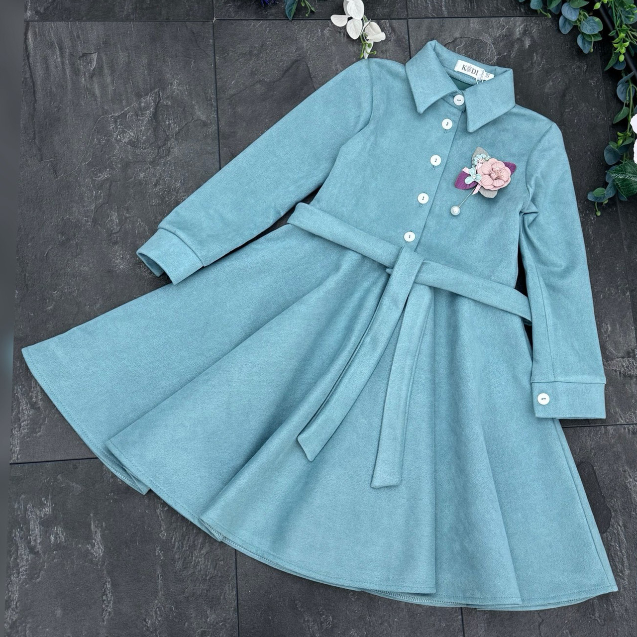 Чарівна сукня з довгим рукавом для дівчинки (110-134р), фото 1