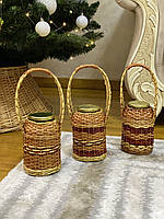 Плетена банка на 1,5-лдля освячення води. Арт:509011