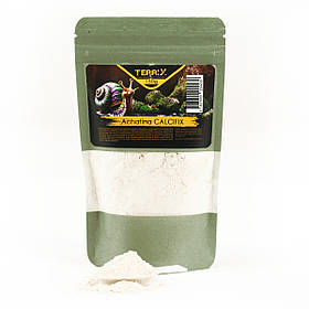 Кальцієвий комплекс, корм для равликів ахатин, архахатин, ліміколярій TerriX Achatina CALCIFIX 150 г