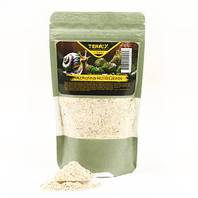 Зернова суміш, корм для равликів ахатин, архахатин, ліміколярій TerriX Achatina NUTRIGRAIN 150 мл